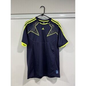 Mens Adidas Climalite Size Large UEFA Champions League 2011 Navy Blue Jersey